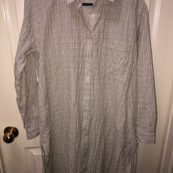 Long sleeves shirt‎ dress by Maeve. - Picture 1 of 15